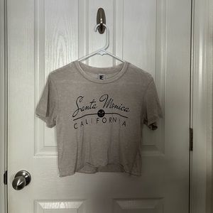 Santa Monica Crop Tee